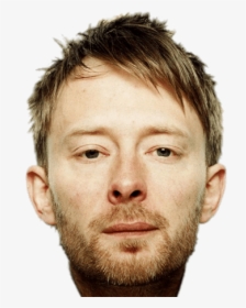 Face,hair,facial Hair,forehead,facial - Thom Yorke, HD Png Download, Transparent PNG