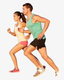 Running Man And Women Png Image - Sport Running Man Png, Transparent Png, Transparent PNG