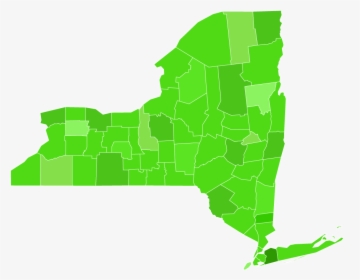 New York Remediation Services - New York Governor Election Results By County, HD Png Download, Transparent PNG
