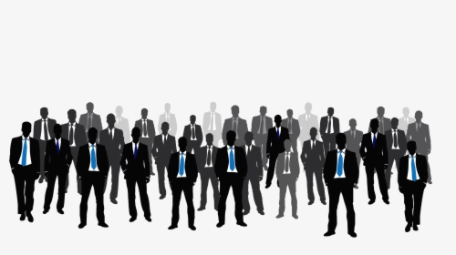 Men In Suits Silhouette, HD Png Download, Transparent PNG