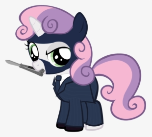 Cosplay, Crossover, Safe, Simple Background, Solo, - Sweetie Belle My Little Pony, HD Png Download, Transparent PNG