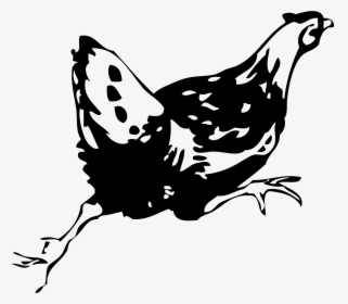 Running Chicken Clipart, HD Png Download, Transparent PNG