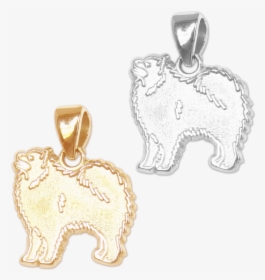 Samoyed Charm Or Pendant In Sterling Silver Or 14k - Pendant, HD Png Download, Transparent PNG