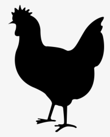Chicken Png Black Clipart , Png Download - Free Chicken Svg Files, Transparent Png, Transparent PNG