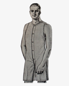 1920s Mens Underwear Summer Union Suit - 1920s Men Underwear, HD Png Download, Transparent PNG