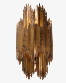 Brutalist Brass Wall Sconce - Wood, HD Png Download, Transparent PNG