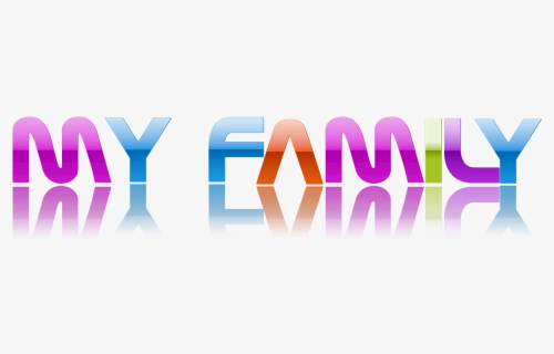 Family, Title, Logo, Icon, Text, 3d Text, Design - Family 3d, HD Png Download, Transparent PNG