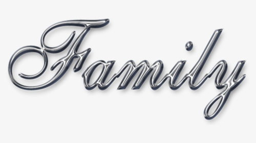 Family Word Transparent Background, HD Png Download, Transparent PNG