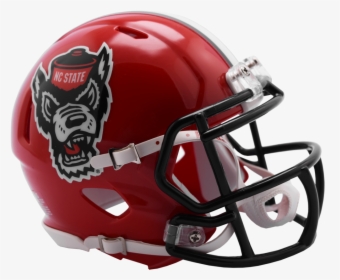 Nc State Wolfpack Riddell Red Wolfhead Replica Mini - Nc State Wolfpack Helmet, HD Png Download, Transparent PNG