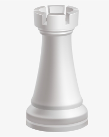 Rook White Chess Piece Png Clip Art - White Chess Piece Png, Transparent Png, Transparent PNG