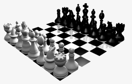 Chess Clipart - Chess Clip Art Black And White, HD Png Download, Transparent PNG
