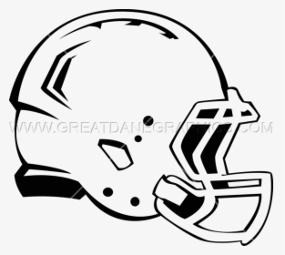 Transparent Helmet Clipart - Football Helmet Drawing Easy, HD Png Download, Transparent PNG