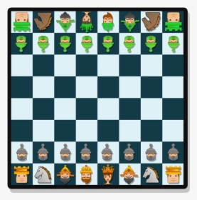 Clip Art Chess Board Clipart - Chess Game Start, HD Png Download, Transparent PNG