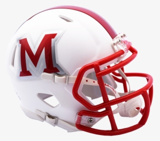 Miami Of Ohio Redhawks Riddell Mini Speed Helmet - Miami Oh Football Helmet, HD Png Download, Transparent PNG