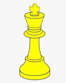 King Chess Piece Free Picture - King In Chess Line Art, HD Png Download, Transparent PNG