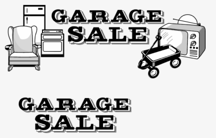 Free Stock Photos - Garage Sale Clipart Black And White, HD Png Download, Transparent PNG