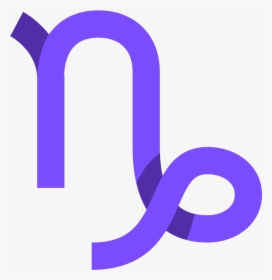 Capricorn Symbol Text - Graphic Design, HD Png Download, Transparent PNG