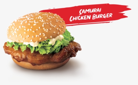 Mcdonalds Samurai Chicken Burger, HD Png Download, Transparent PNG