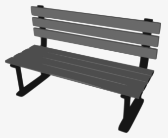 Outdoor Bench,angle,bench - Park Bench Clipart, HD Png Download, Transparent PNG