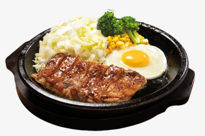 Teriyaki Chicken With Egg Pepper Lunch, HD Png Download, Transparent PNG