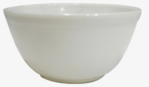 Pyrex White Opal Milk Glass 402 Mixing Bowl - Bowl, HD Png Download, Transparent PNG