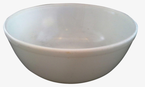 Pyrex Opal White Milk Glass 404 4 Qt Mixing Bowl Unmarked - Bowl, HD Png Download, Transparent PNG