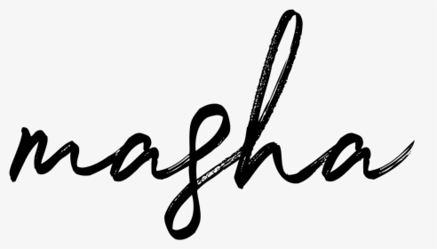 Masha - Calligraphy - Calligraphy, HD Png Download, Transparent PNG