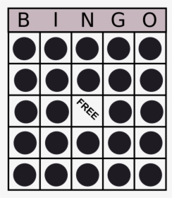 Bingo Card - Bingo Card Transparent Background, HD Png Download, Transparent PNG