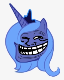 Cartoon Vertebrate Fictional Character Purple - Purple Troll Face, HD Png Download, Transparent PNG