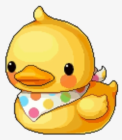 #kawaii #pixel #tumblr #kawaiipixel #duck #yellow #ducks - Maplestory Giant Ducky Chair, HD Png Download, Transparent PNG