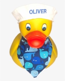 Personalized Rubber Duck With Sailor S Cap & Bandana - Rubber Duck Character Png, Transparent Png, Transparent PNG