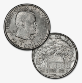 1922 Grant Silver Commemorative Half Dollar - Quarter, HD Png Download, Transparent PNG