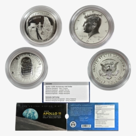 Apollo 11 50th Anniversary 2019 Proof Half Dollar Set - Apollo 11 Half Dollar Set, HD Png Download, Transparent PNG