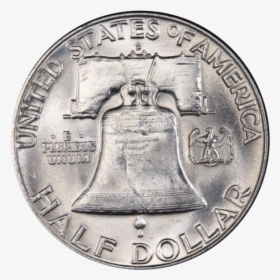1952 / Benjamin Franklin Silver Half Dollar - Coin, HD Png Download, Transparent PNG