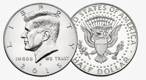 Half Dollar Coin Clipart United States Mint Kennedy - 2017 Kennedy Half Dollar, HD Png Download, Transparent PNG