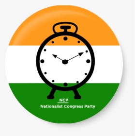 Transparent Congress Logo Png - Nationalist Congress Party Symbol, Png Download, Transparent PNG