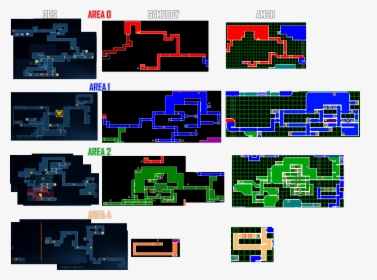 Metroid Samus Returns Area 1 Map, HD Png Download, Transparent PNG