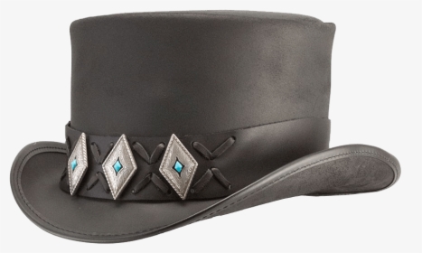 El Dorado W/lace Concho Band - Black Finished - Leather, HD Png Download, Transparent PNG