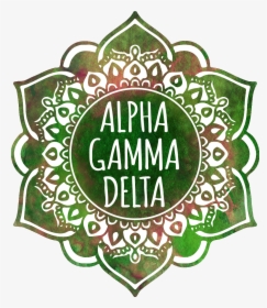 Alpha Gamma Delta Mandala Air Freshener 2/package - Gamma Phi Beta Background, HD Png Download, Transparent PNG