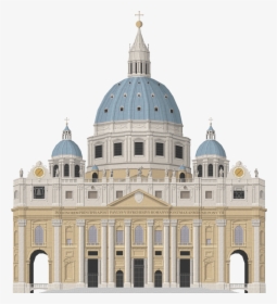 Saint Peter S Basilica - St Peter's Basilica Clip Art, HD Png Download, Transparent PNG