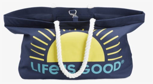 Sunrise Sunny Day Large Beach Bag - Yellow Life Is Good Stickers, HD Png Download, Transparent PNG