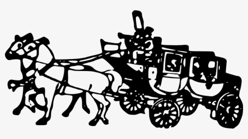 Cowboy Stagecoach Clipart, HD Png Download, Transparent PNG