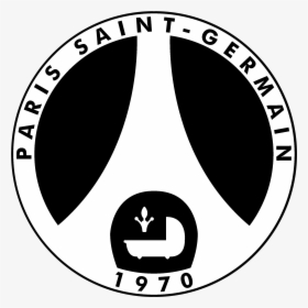 Psg Logo Black And White - Circle, HD Png Download, Transparent PNG