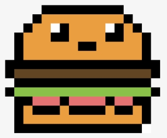 Kawaii Burger Pixel Art, HD Png Download, Transparent PNG