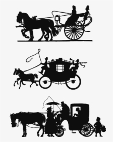 Cinderella Clipart Stagecoach - Carriage Shadow Drawing, HD Png Download, Transparent PNG