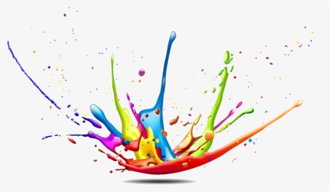 Download Decorative Figure Color - Paint Splash Vector 3d, HD Png Download, Transparent PNG