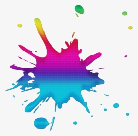 Colour Splatter Png - Splash Of Colour Png, Transparent Png, Transparent PNG