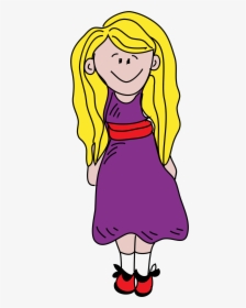 28 Collection Of Blonde Girl Clipart, HD Png Download, Transparent PNG