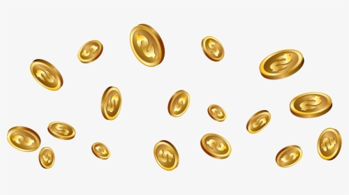 Coins Raining Png - Gold Coins Raining Png, Transparent Png, Transparent PNG