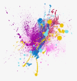 Colorful Splash Png - Colour Picsart Splash Effect, Transparent Png, Transparent PNG